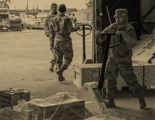 Soldier moving pallet